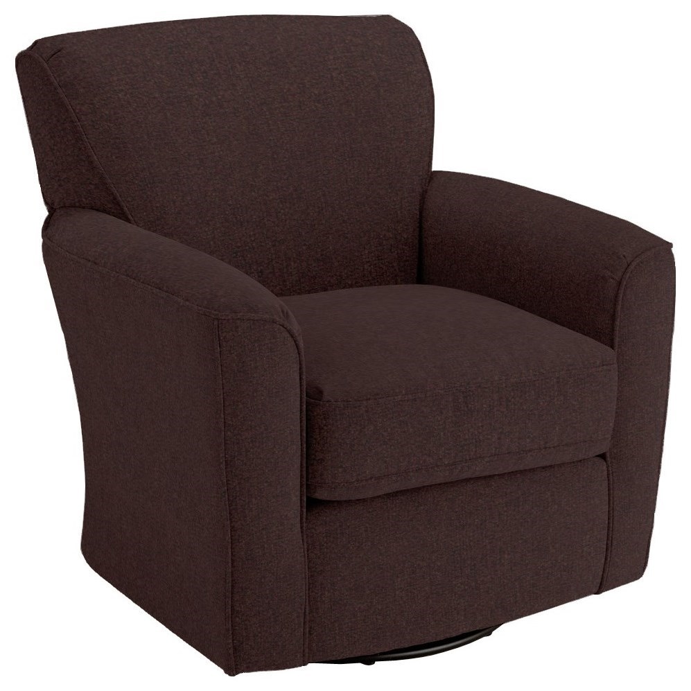 Best Home Furnishings Kaylee 2887 20578 Kaylee Swivel Barrel Arm Chair Wayside Furniture